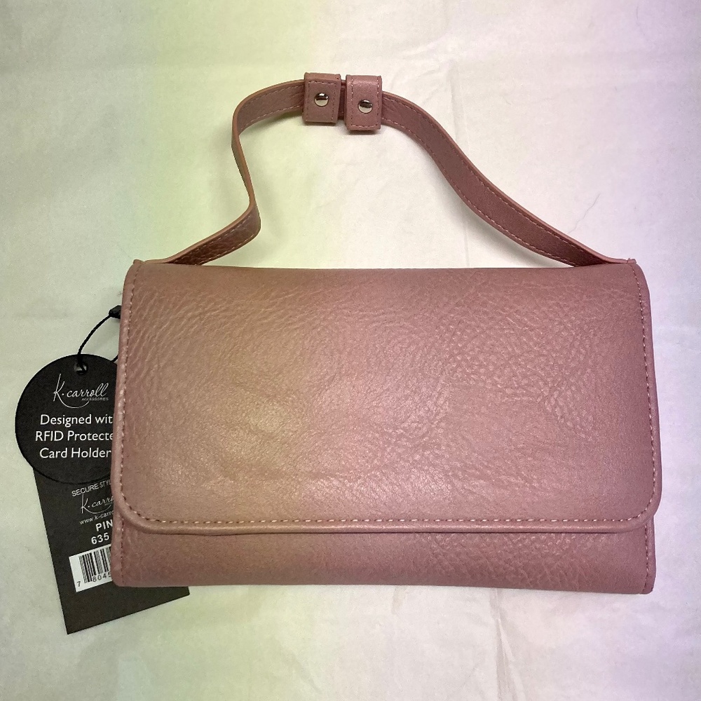 NWT K Carroll RFID Crossbody